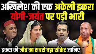 Akhilesh Yadav की एक अकेली Iqra Hasan YogiJayant पर पड़ी भारी  Kairana Lok Sabha  The Rajneeti [upl. by Udenihc]