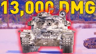 Centurion AX Crushing over 13000 DMG in World of Tanks [upl. by Kinnard]