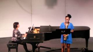 Concertante Emile Paladilhe Ayanna JacobsEL alto sax [upl. by Aihn]