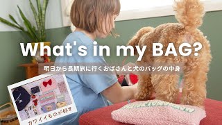 【バッグの中身】最近見つけたカワイイものにおしゃれアイテム！美容グッズに愛犬グッズ！とにかく色々ご紹介〜！ [upl. by Irfan]