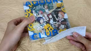 Unboxing Love Live Sunshine Aqours Club CD Set 2023 Clear Edition 2CD4Bluray  LTD [upl. by Dranyam]