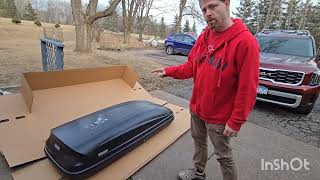 Thule cargo box install on 2024 Telluride [upl. by Ninnette607]