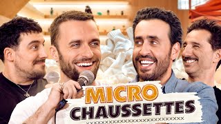 Jonathan Cohen et Squeezie en chaussettes ft Freddy Gladieux amp Jeantou  Micro Chaussettes 1 [upl. by Leeanne]