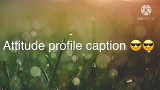 Best profile caption 2021 attitude profile caption for new year [upl. by Norda]