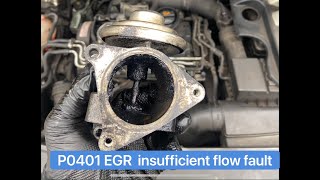 P0401 VW Audi EGR fault insufficient flow [upl. by Neelrac284]