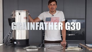 🇺🇸 BEER BREWING with the GRAINFATHER G30 Connect – first brew day from start to finish [upl. by Amikat]