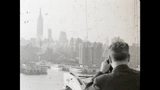 8mm  USA  ocean liner arriving at NewYork City  August 1953 [upl. by Eiramrebma]