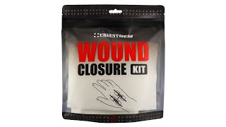 Wound Closure Kit 38 Pieces Urgent First Aid URG3622 [upl. by Huoh]