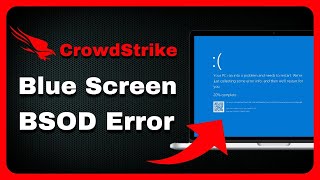 How To Fix CrowdStrike Blue Screen BSOD Error  Easy Tutorial [upl. by Tyree]