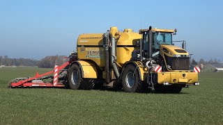 Grasland bemesten met TerraGator TG 845 en TBL bemester  Loonbedrijf Reimink 2022 [upl. by Rybma]