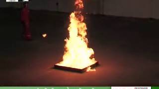 Lipo Battery Fire Containment Test [upl. by Nosned799]