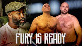 TYSON FURY IN INCREDIBLE SHAPE AHEAD OF USYK SHOWDOWN [upl. by Verity840]