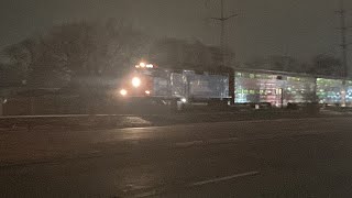 Metra 91 and 110 leading outbound NCS trains at Des Plaines Illinois [upl. by Selma]