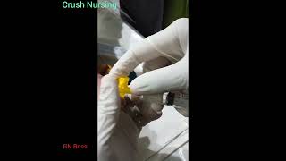 iv cannula iv cannula insertion technic  24g cannula [upl. by Nnyladnarb]