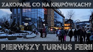 🔴Zakopane w ferie❄️ Warszawiacy na Krupówkach Jak tłumy 20240117 ASMR [upl. by Nysila]