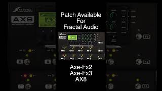 Fractal AxeFx2AxeFx3AX8 quotAM DEF LEPPARD HYSTERIAquot Patch Inspiration [upl. by Ateiram]