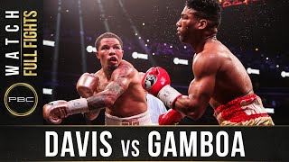 Davis vs Gamboa FULL FIGHT December 28 2019  PBC on Showtime [upl. by Pan]