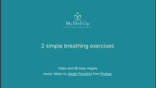 2 simple breathing exercises [upl. by Isyak921]