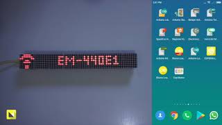 ESP Matrix  DIY LED Matrix Clock ESP8266 MAX7219 Youtube Subscriber Counter [upl. by Jeremiah]