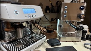 Live  Breville Barista Pro vs Turin quotLegatoquot quotAPEXquot Espresso Machine [upl. by Eintruoc629]