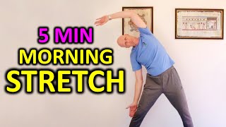 5 Minute Morning Stretch amp Mobility Routine Iron Out The Kinks amp Feel Amazing [upl. by Jareen437]