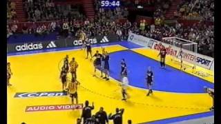 Sweden vs Germany EM2002 Handball Part 914 [upl. by Amahcen254]