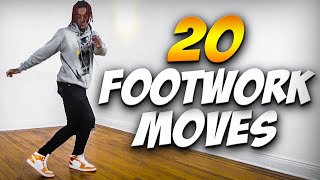 20 Footwork Dance Moves You NEED to LEARN before the SUMMER [upl. by Peyter]