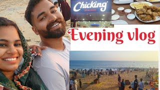 Evening Vlog  Kollam BeachEntertainment Food [upl. by Enilaf]