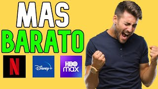 Como comprar NETFLIX DISNEY PLUS HBO MAX Mas BARATO con GAMSGO [upl. by Elumas]