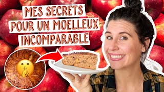 GÂTEAU FACILE AUX POMMES HYPER MOELLEUX 🍎🍁 sans oeufs sans lait sans beurre vegan [upl. by Drofxer]