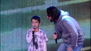 Gabriel o pensador canta junto com filho Davi música Isso aqui é família em HD [upl. by Uhayile]