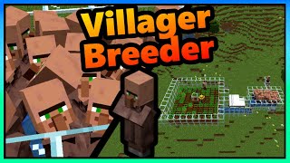 Villager Breeder Farm Minecraft  120  121  Full Automatic [upl. by Aenad]