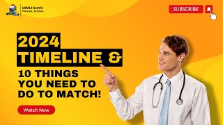 Residency match season 2024 Timeline plan tips for IMGs [upl. by Germain705]