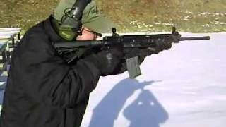 SEI Good Iron Muzzle Brake on Sig 516 [upl. by Anas433]