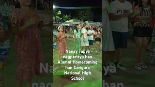 Nanay Tapya nagparisyo han Alumni Homecoming han Carigara National High School [upl. by Bibi539]