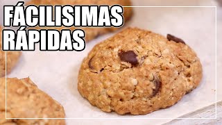 Cómo hacer Galletas de Avena fáciles [upl. by Ahsal787]