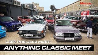 The LAST Classic Cars amp Coffee Meet before ULEZ  Car Audio amp Security [upl. by Atterys]