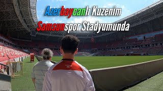 Azerbaycanlı Kuzenim Samsunspor Stadyumunda  Türk Lezzetlerini Tadıyor 🇦🇿🇹🇷 [upl. by Rafaelof]