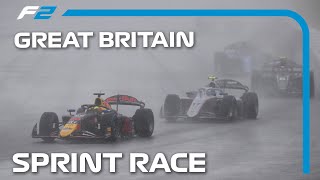 F2 Sprint Race Highlights  2024 British Grand Prix [upl. by Idnac]