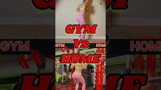 Home Workouts vs Gym Band or Weights 💪👌 homeworkout gymworkout glutesworkout [upl. by Llesirg]