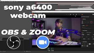 SONY A6400 JADI WEBCAM OBS amp ZOOM TANPA HD CAPTURE [upl. by Ehtyde]