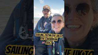 Day 1 sailing from the UK to the Caribbean boatlife sailing boating [upl. by Etz807]