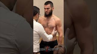 Artur Beterbiev RIPPED amp ON WEIGHT ahead of Bivol fight [upl. by Ndnarb]