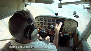 Short FIeld Landing  How To Lose Speed On Approach [upl. by Beckman901]