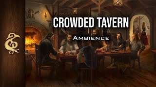 Crowded Tavern  Adventure Ambience  1 Hour dnd [upl. by Aruasi]