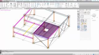 Advance Steel  How to create claddings on a roof opening [upl. by Ten]