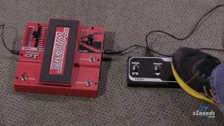 Footswitch Digitech FS3X no Pedal WHAMMY DT [upl. by Harpp]