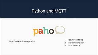 MQTT Client with Python and pahomqtt [upl. by Cartie]