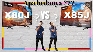 jangan salah pilih buat nonton atau main game  perbedaan X80J vs X85J sony [upl. by Delwin933]