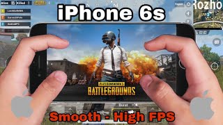 Pubg Mobile On iPhone 6s  Setting Graphics Smooth  High FPS [upl. by Shulem969]